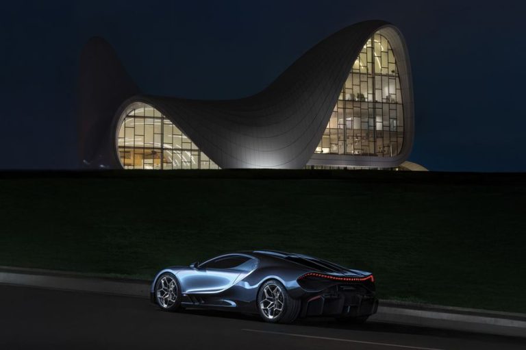 Bugatti Baku, a világ legnagyobb bemutatóterme