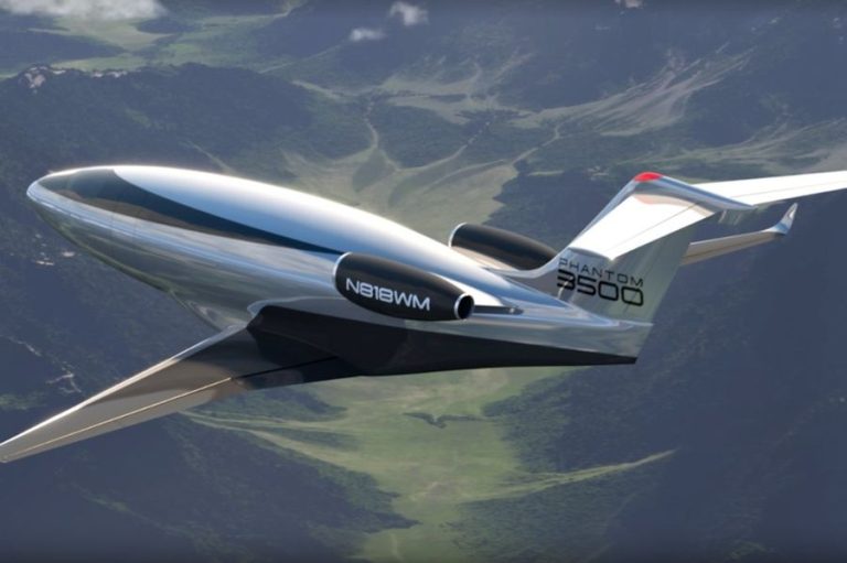 Ablak nélküli business jet